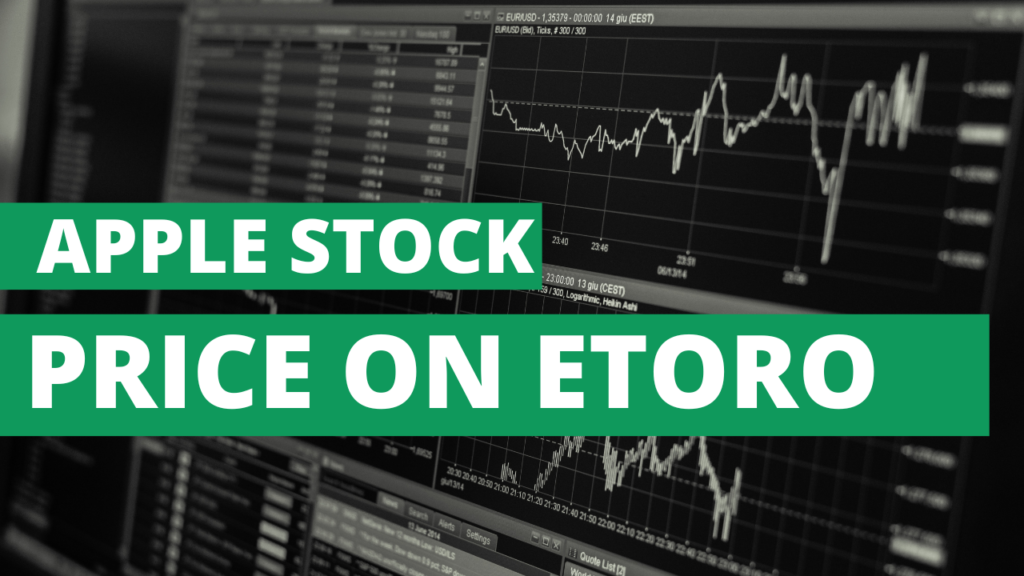 Apple stock price on eToro